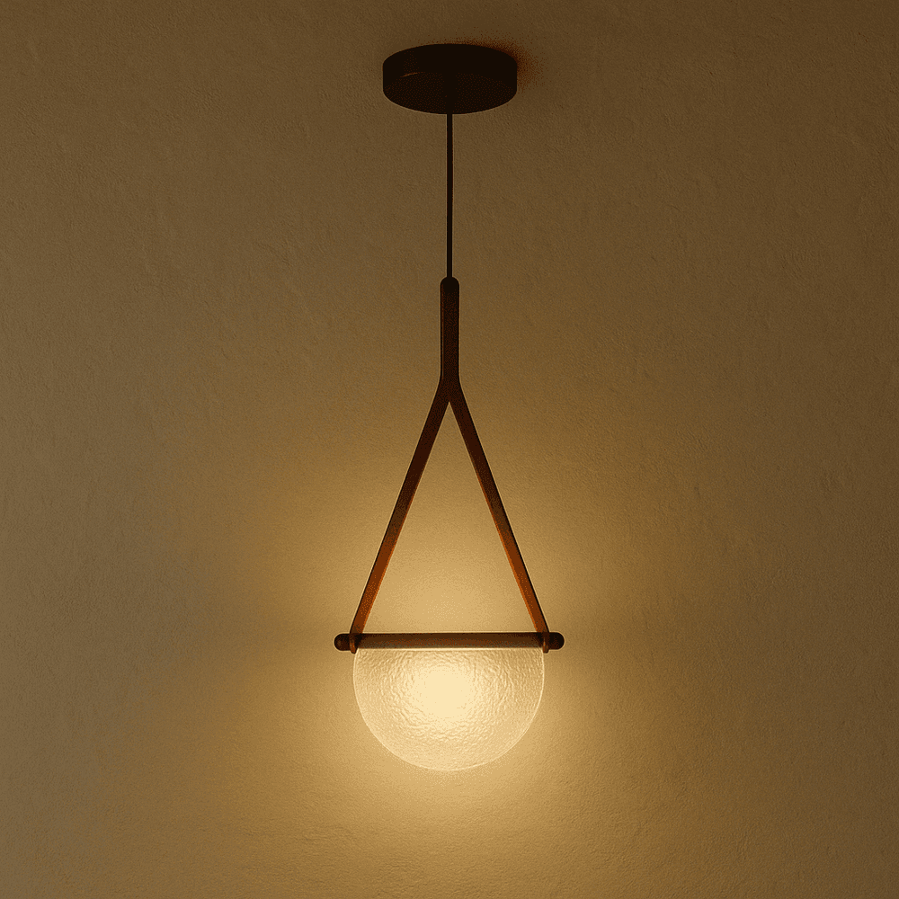 Avgi Leather Pendant Light - Residence Supply