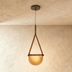 Avgi Leather Pendant Light - Residence Supply