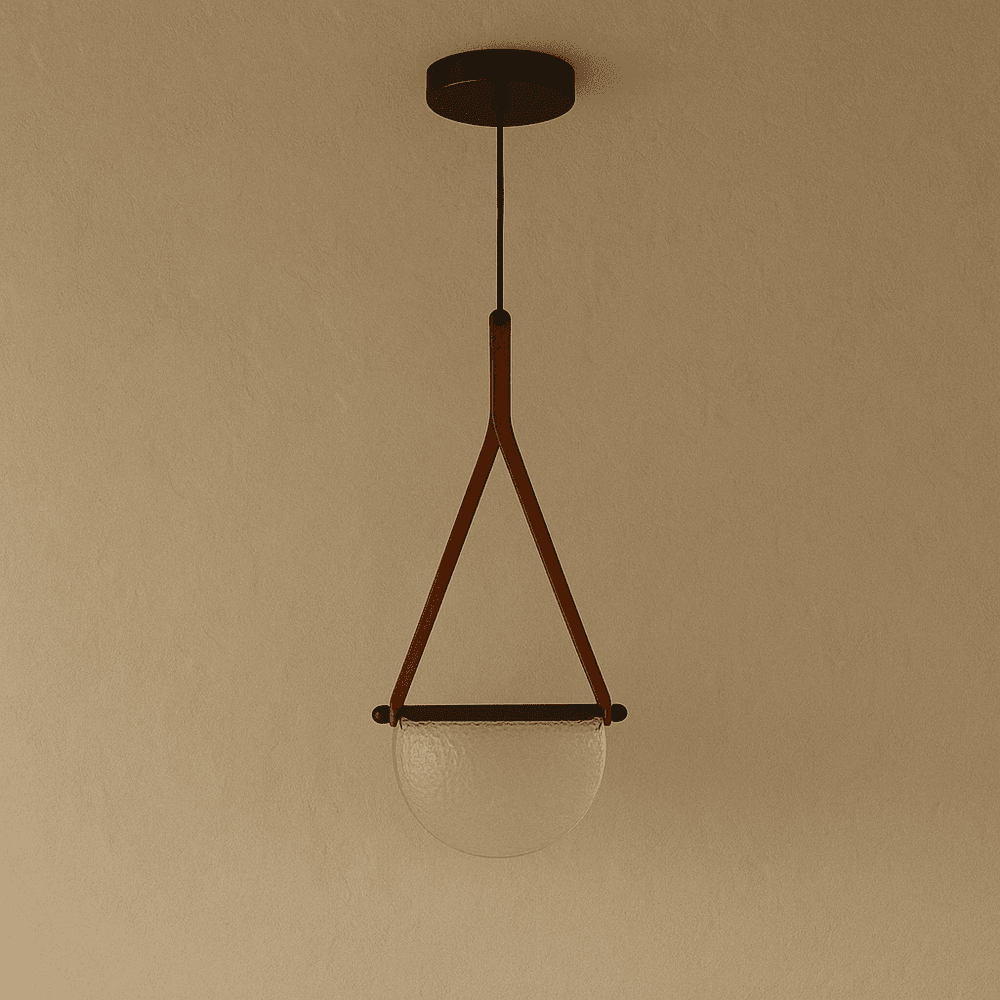 Avgi Leather Pendant Light - Residence Supply