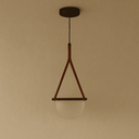 Avgi Leather Pendant Light - Open Box
