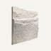 Cream textured wall panel with stacked stone finish on neutral background.