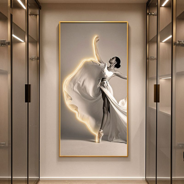 Ballet Lines Illuminated Art - Modern Lighting