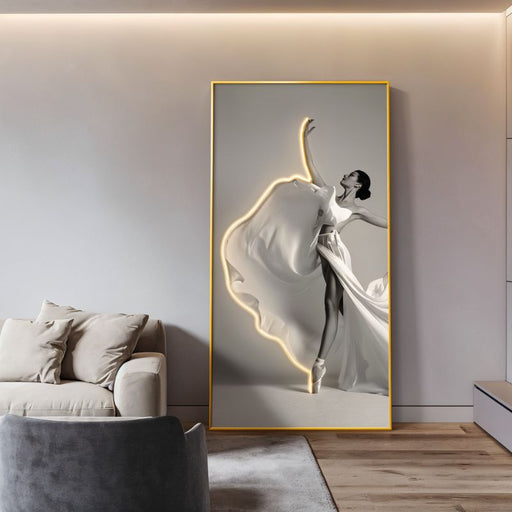 Ballet Lines Illuminated Art - Living Room Lighting