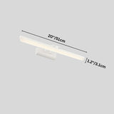 "An LED vanity light with labeled dimensions, showcasing its sleek design and 51cm length."