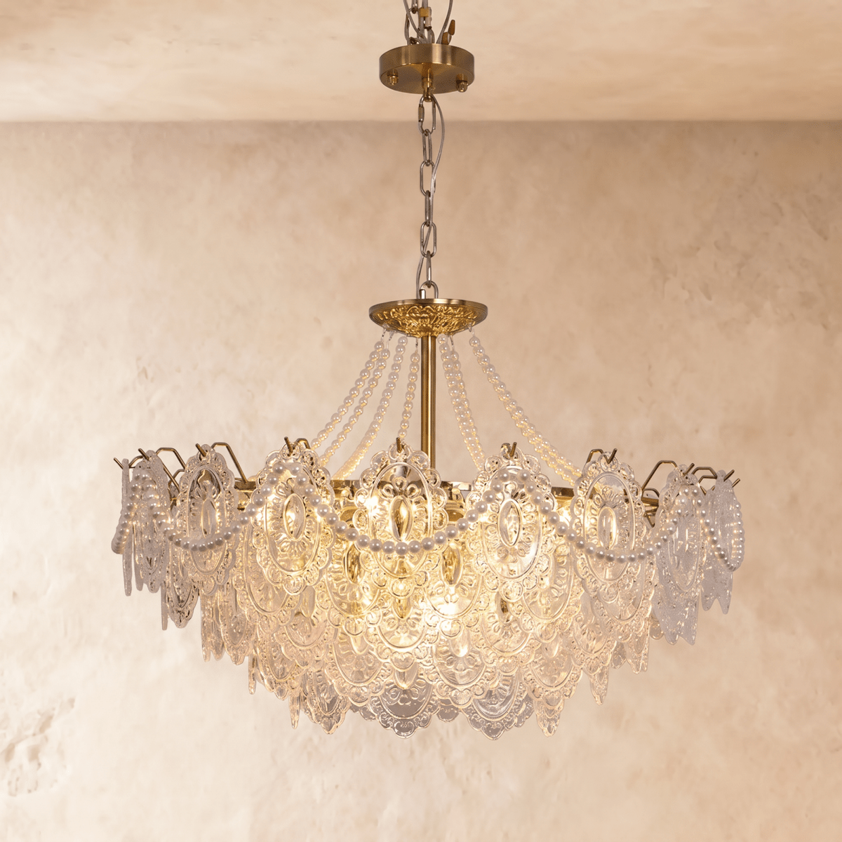 Bariq Glass Chandelier - Residence Supply