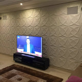 Barku Wall Panel used in a contemporary living room with TV, highlighting decorative 3D PVC wall panels for elegant interiors.