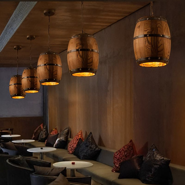 Barrel Pendant Light
