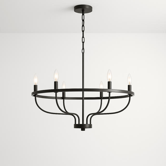 Basit Metal Chandelier - Residence Supply