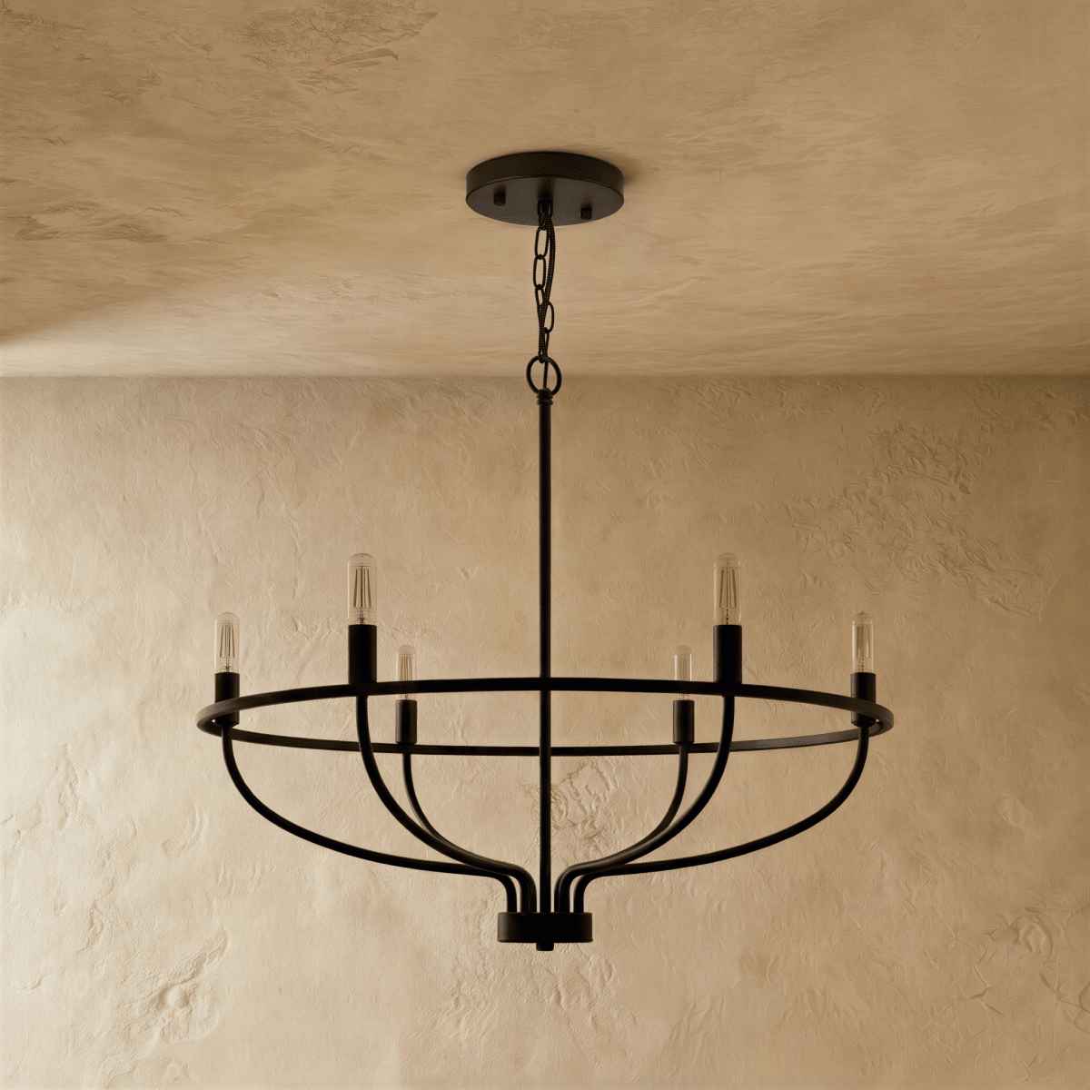 Basit Metal Chandelier - Residence Supply