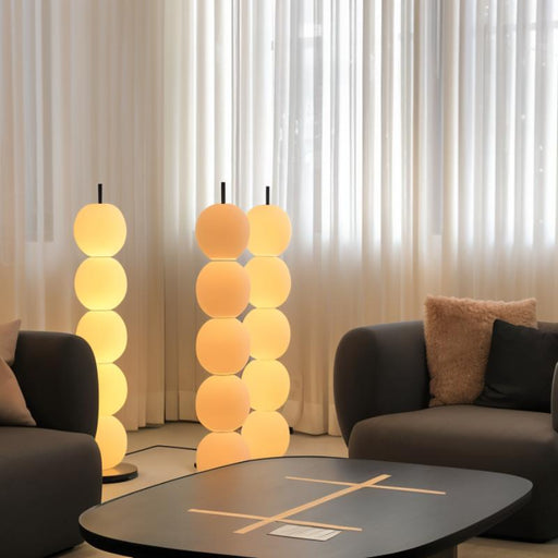 Beaded Contemporary Floor Lamp for Living Room Lighting