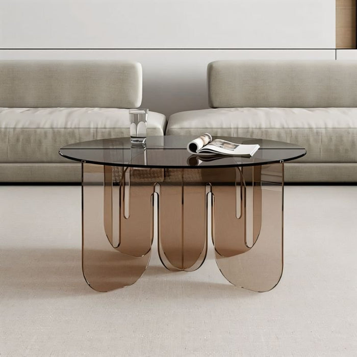 Bello Mid-Century Modern Coffee Table: Inspired by mid-century design, this coffee table features tapered legs and a walnut veneer finish, offering a retro-modern look for your home.