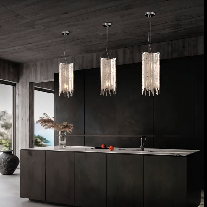 Bijou Chandelier - Modern Lighting for Kitchen Island