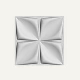 Isolated Bitu Panel with 3D geometric design, perfect for creating modern, moisture-resistant wall surfaces in homes or offices.