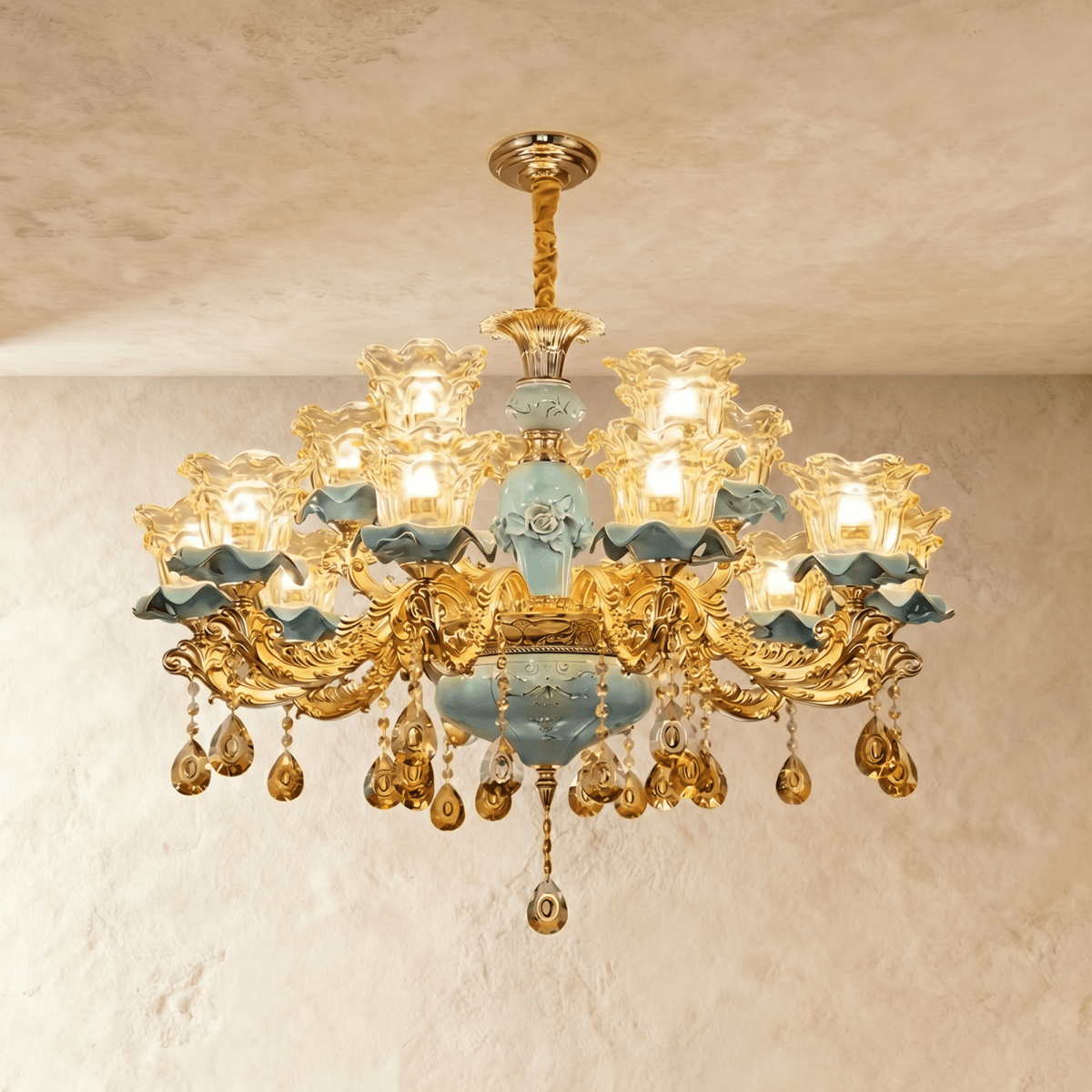 Blanche Chandelier - Blue - Residence Supply