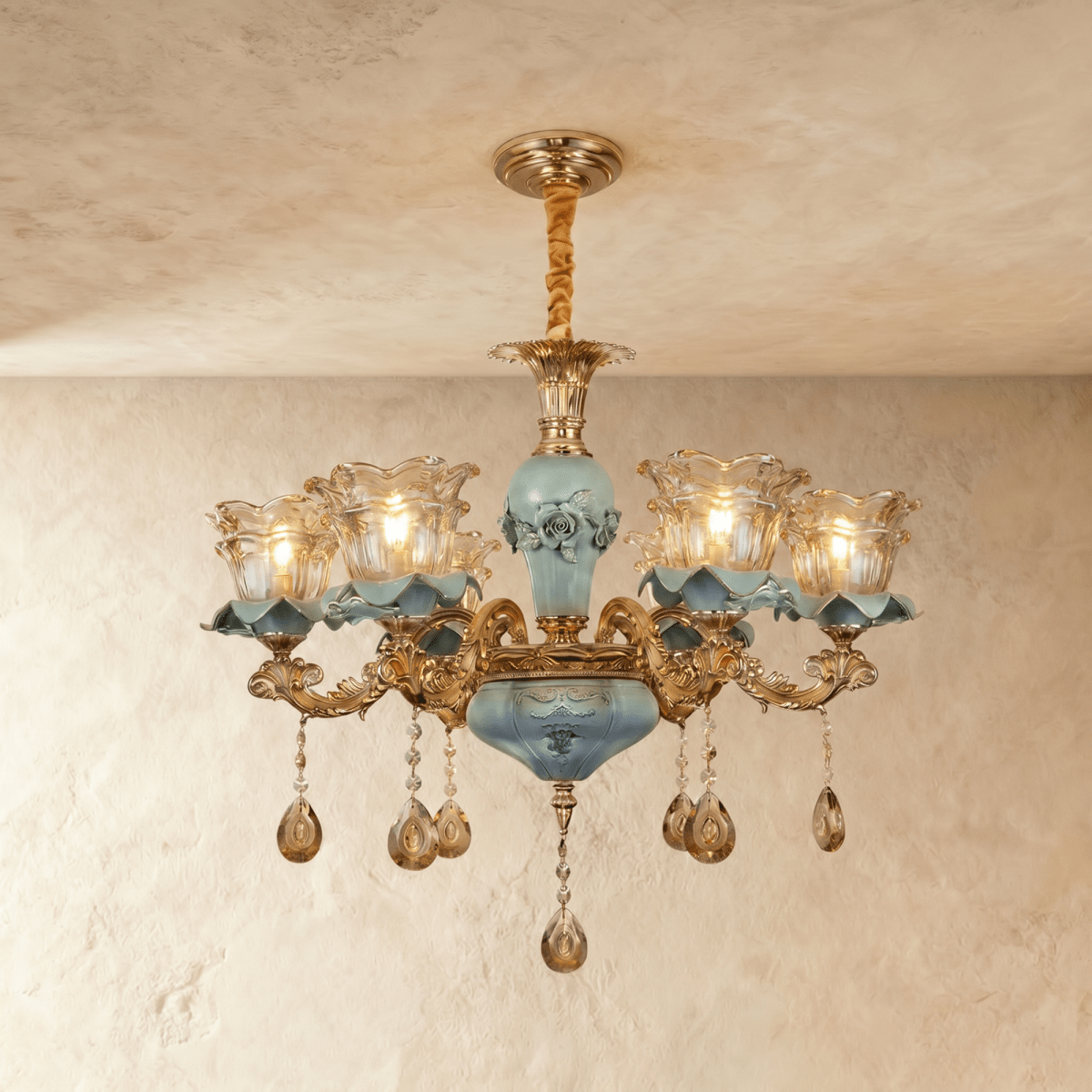 Blanche Chandelier - Blue - Residence Supply