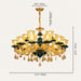 Blanche Chandelier - Green - Residence Supply