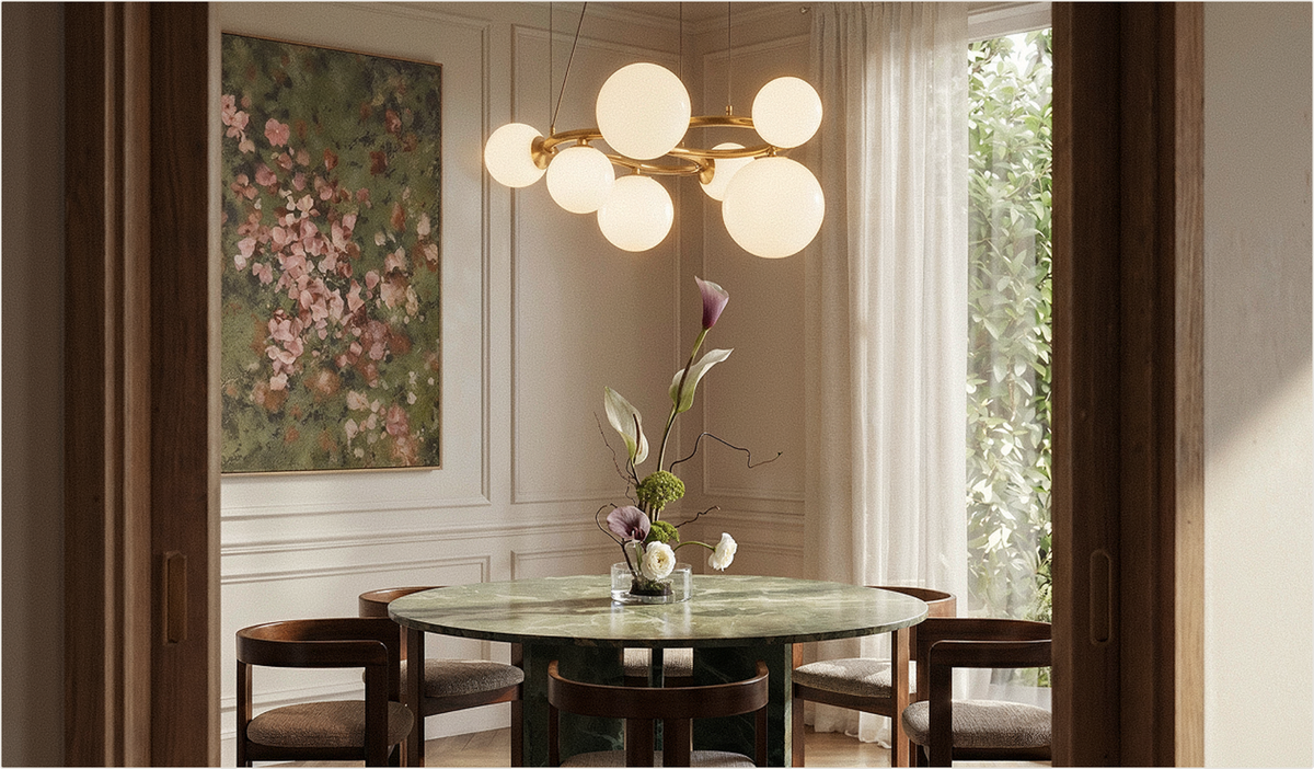 Blown Glass Chandeliers