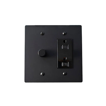 Brass Mixed Dimmer Switch (2-Gang) - Open Box - Residence Supply