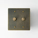 Brass Rotary Dimmer Switch (2-Gang) - Open Box - Residence Supply