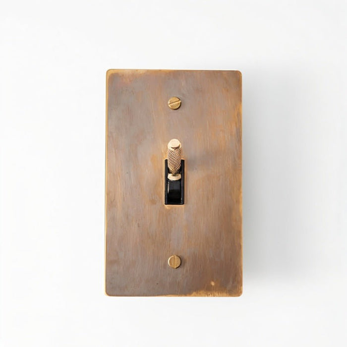 Brass Toggle Switch (1-Gang) - Residence Supply