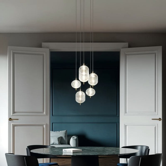 Brigette Pendant Light above the Dining Table