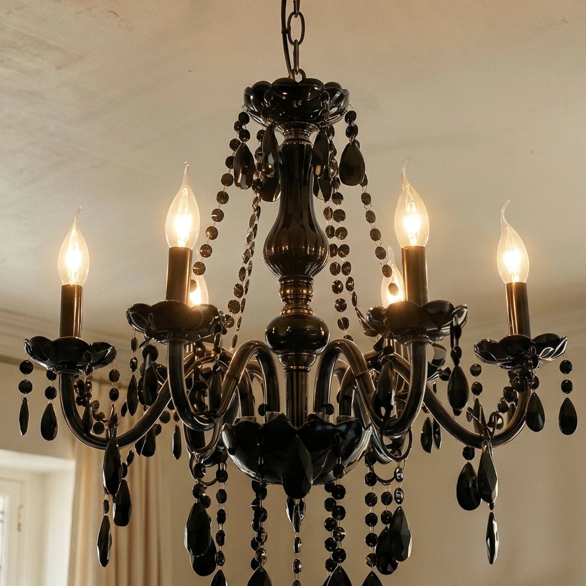 Brigitte Chandelier – Black Elegant & Opulent Lighting Fixture