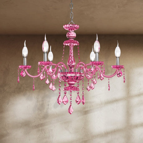 Brigitte Chandelier - Pink - Residence Supply