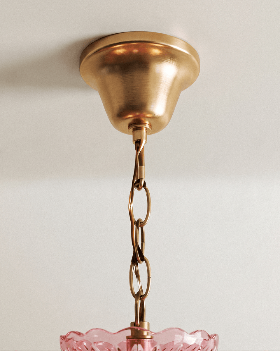 Brigitte Chandelier - Pink - Residence Supply