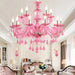 Brigitte Chandelier - Pink - Living Room Lighting