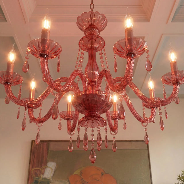 Brigitte Chandelier - Pink - Residence Supply