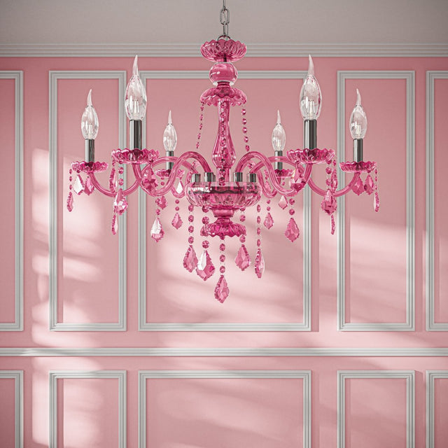 Brigitte Chandelier - Pink - Residence Supply