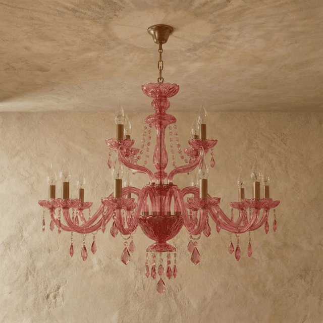 Brigitte Chandelier - Pink - Residence Supply