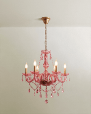 Brigitte Chandelier - Pink - Residence Supply