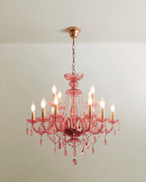 Brigitte Chandelier - Pink - Residence Supply