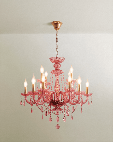 Brigitte Chandelier - Pink - Residence Supply