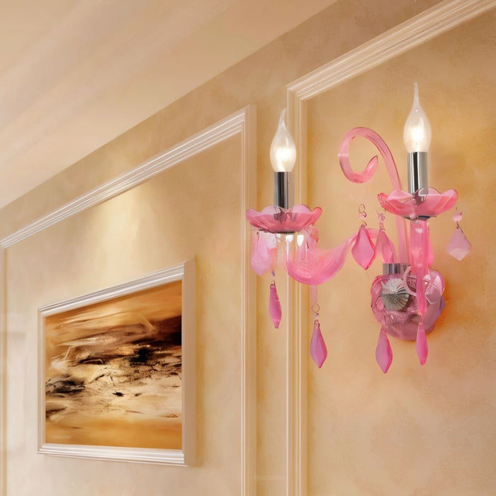 Brigitte Chandelier - Pink - Open Box - Residence Supply