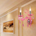 Brigitte Chandelier - Pink - Open Box - Residence Supply