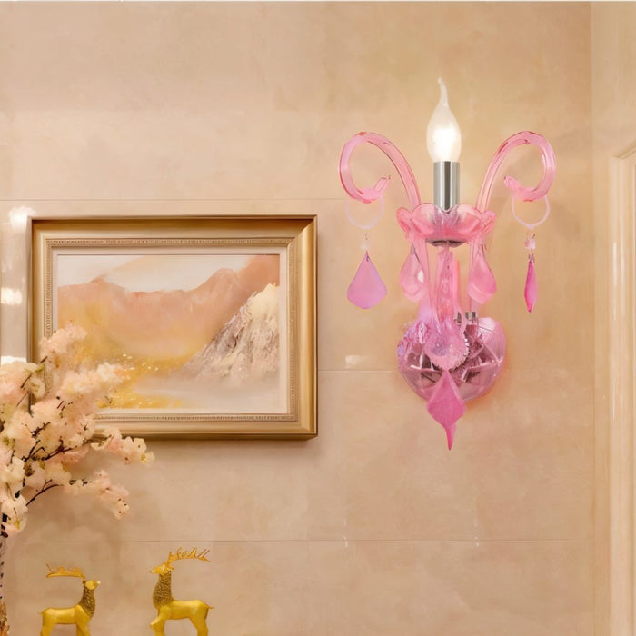 Brigitte Chandelier - Pink - Open Box - Residence Supply