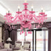 Brigitte Chandelier - Pink - Open Box - Residence Supply