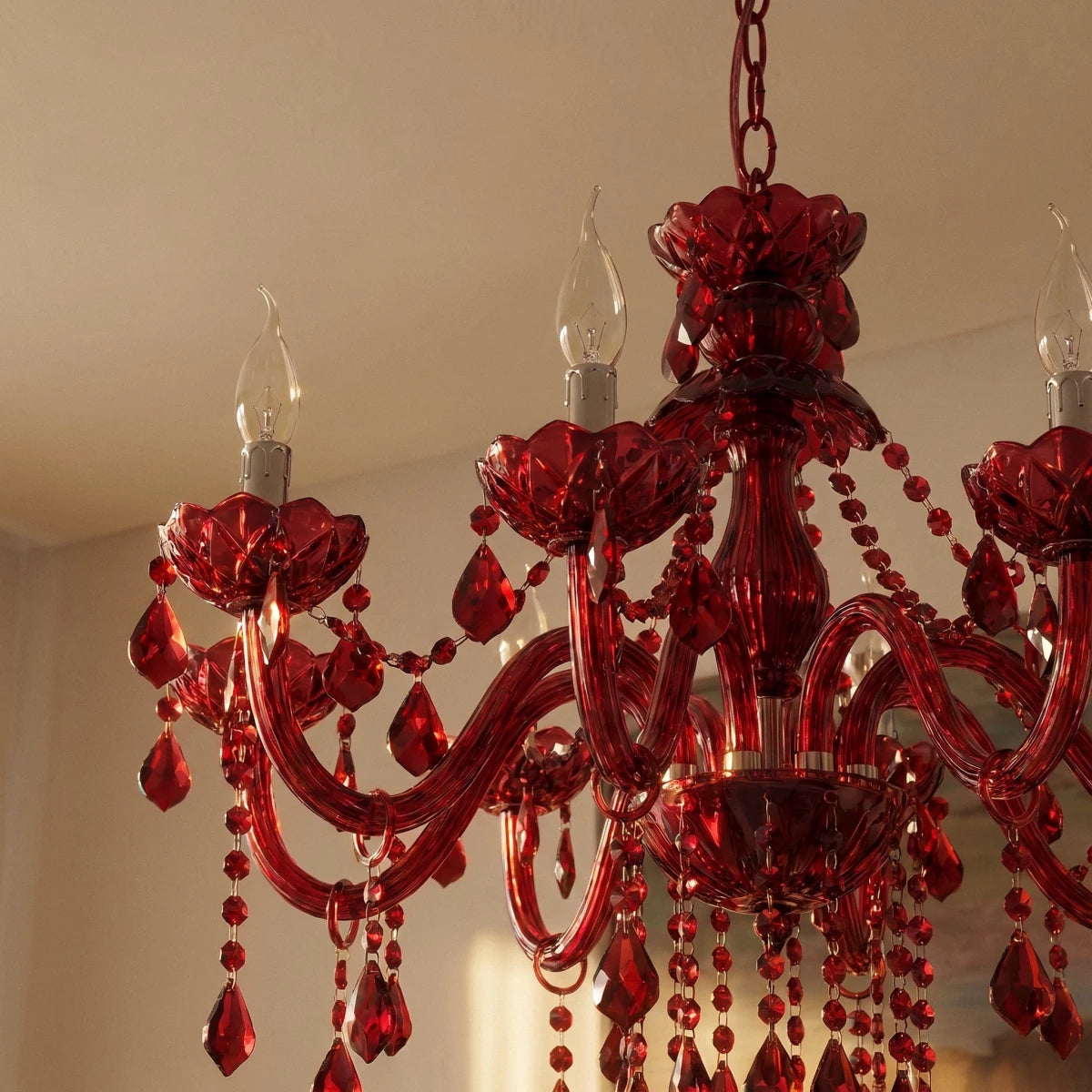Brigitte Chandelier - Red - Residence Supply