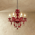 Brigitte Chandelier - Red - Residence Supply