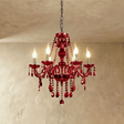 Brigitte Chandelier - Red - Residence Supply