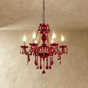 Brigitte Chandelier - Red - Open Box