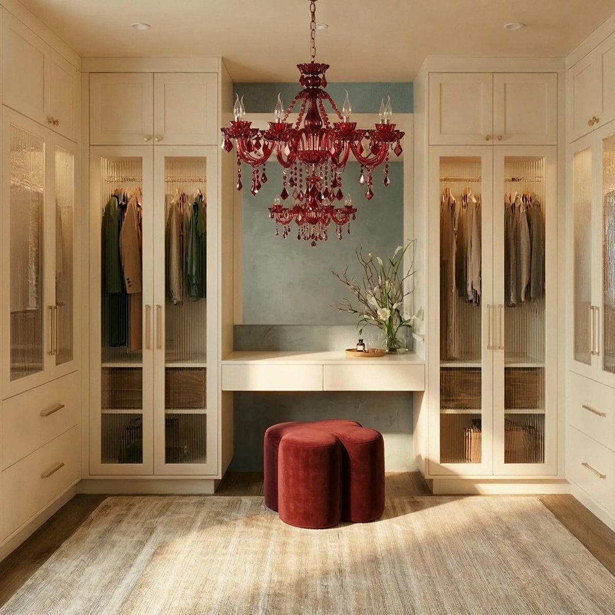Brigitte Chandelier - Red - Residence Supply