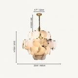 Caelum Alabaster Chandelier Light