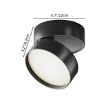 "A detailed view of the Candis Downlight with dimensions of 4.7 inches in diameter and 3.2 inches in height, ideal for medium-sized areas."