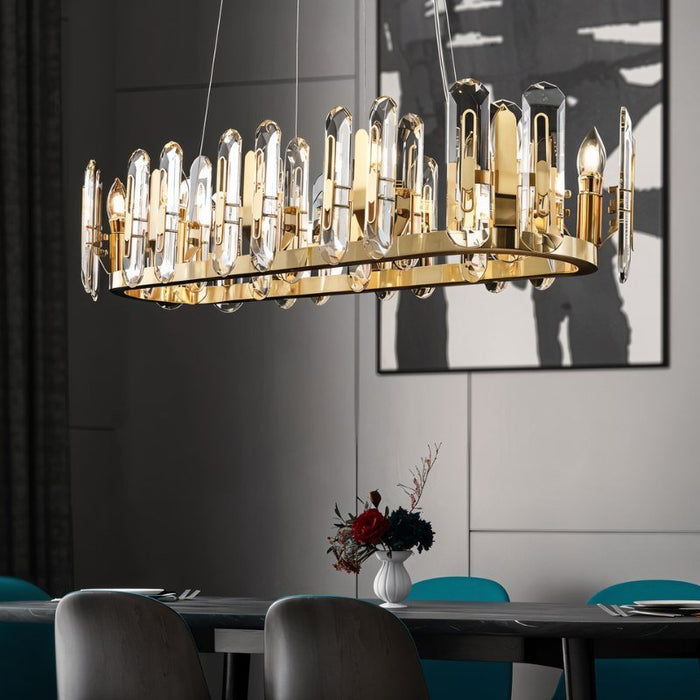 Caterina Linear Chandelier - Dining Room Lighting