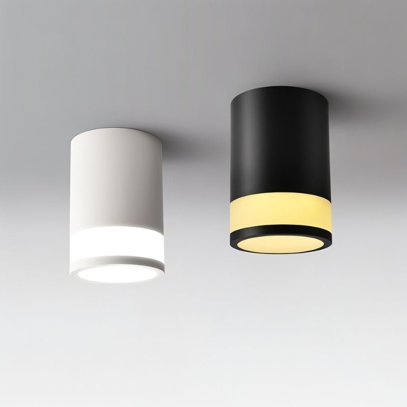 "Ceiling light featuring black and gold accents, offering a sophisticated design that enhances the style of contemporary living or office spaces."