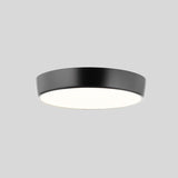 "Stylish black ceiling light with a minimalist finish, ideal for modern kitchen and hallway lighting"
