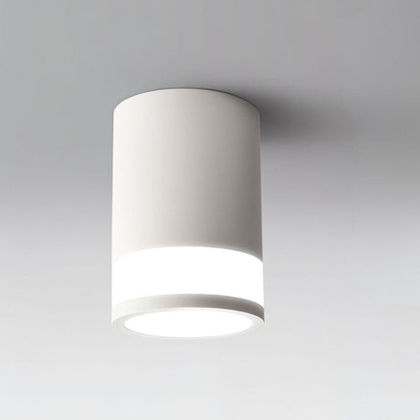 "White ceiling light with a sleek, minimalist design, providing bright, soft illumination for living rooms, kitchens, or bedrooms."